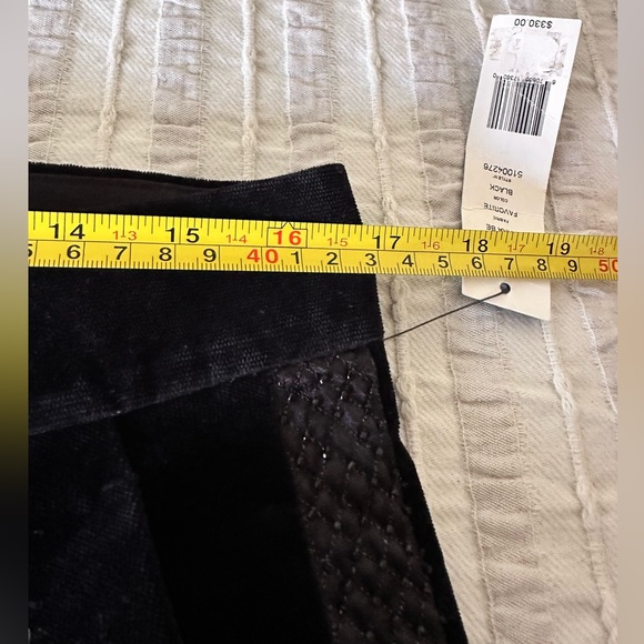 NWT Theory velvet flares beaded tuxedo stripe - Picture 6 of 8